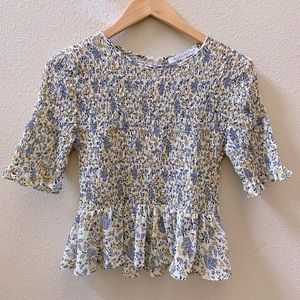 ENGLISH FACTORY smocked top
